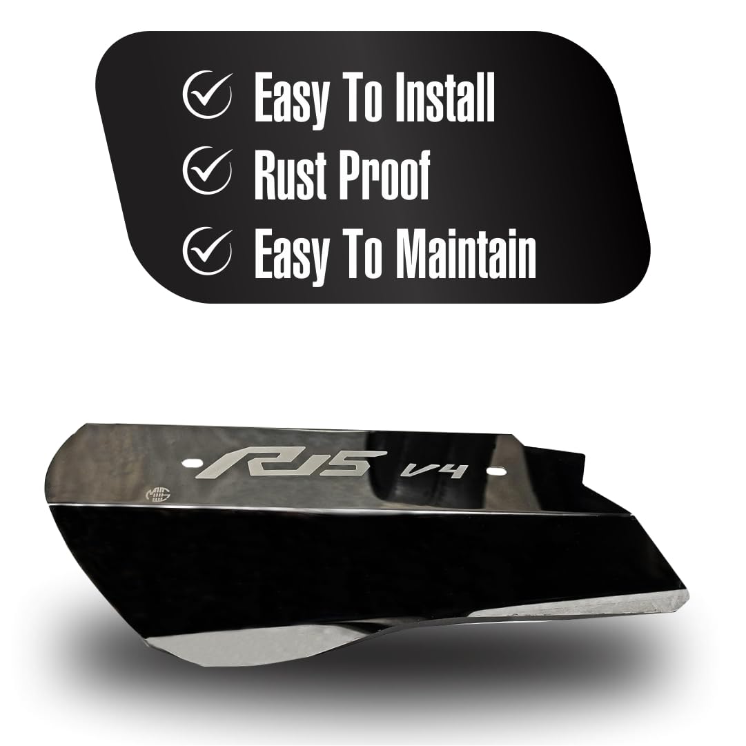 MIKANIX Premium Yamaha R15 V4 Exhaust Cover Silencer Protector