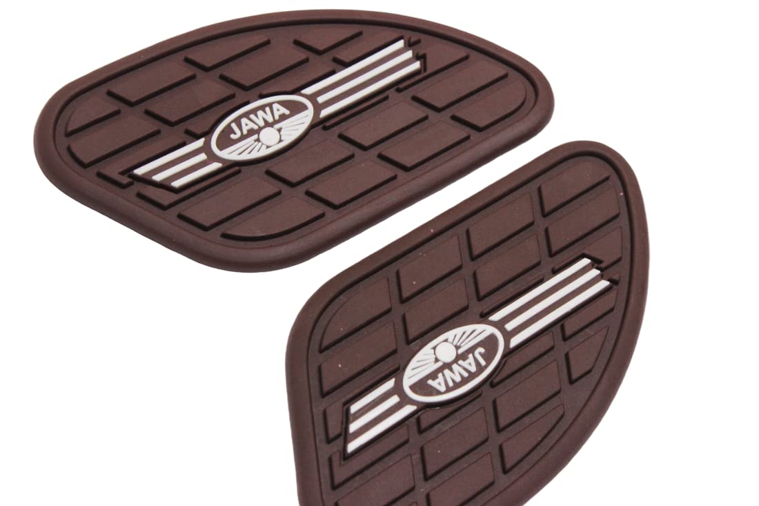 MIKANIX Anti Slip Silicone Tank Pad/Thai Pad Waterproof Sticker for JAWA All Models Bike