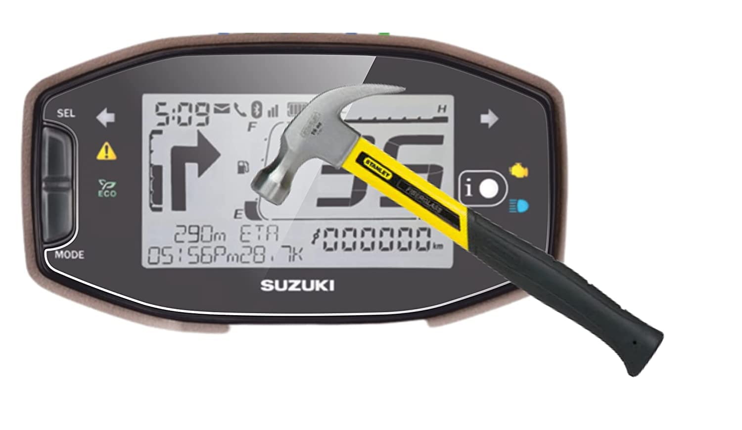 OBEROI'S TRADERS Premium Scooty Speedo Meter Display Screen Guard Tempered Anti Scratch Protector for Access 125