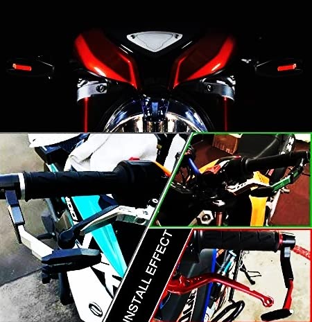 OBEROI'S TRADERS Motorcycle Handlebar Brake Clutch Lever Guard Protector/Protective Hand Guard for All Bikes Hand Guard