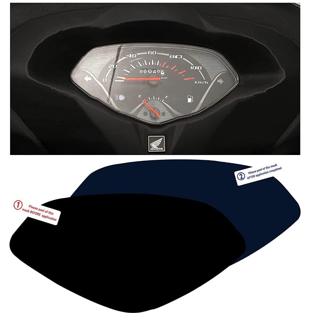 MIKANIX Scooty Speedo Meter Display Screen Guard Tempered Glass Anti Scratch Protector for Honda Activa 3G/4G