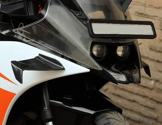 MIKANIX Universal Motorcycle Side PRO Canard Winglet | Fairing Wing Kit | Wind Deflector