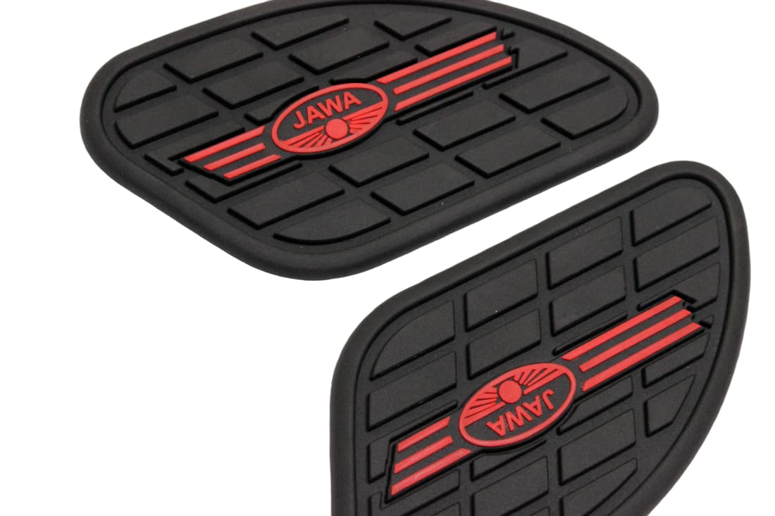 MIKANIX Anti Slip Silicone Tank Pad/Thai Pad Waterproof Sticker for JAWA All Models Bike