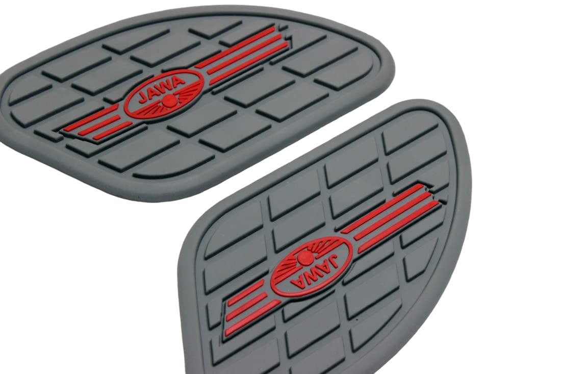 MIKANIX Anti Slip Silicone Tank Pad/Thai Pad Waterproof Sticker for JAWA All Models Bike
