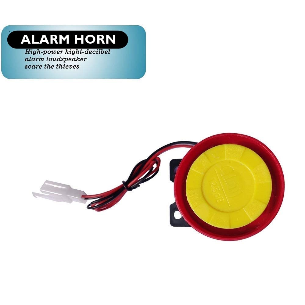 OBEROI'S TRADERS Remote Button Key Anti-Theft Security System Bike/Scooty Alarm with Dual Remote Control Engine Start