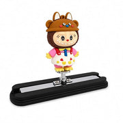 MIKANIX Auto Sliding Car Dashboard Decoration Cute Anime Pooh Character Moving Ornament Interior Accessory