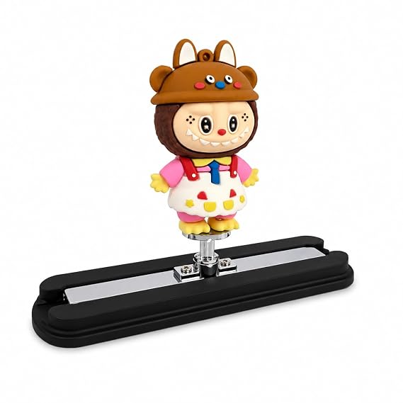 MIKANIX Auto Sliding Car Dashboard Decoration Cute Anime Pooh Character Moving Ornament Interior Accessory