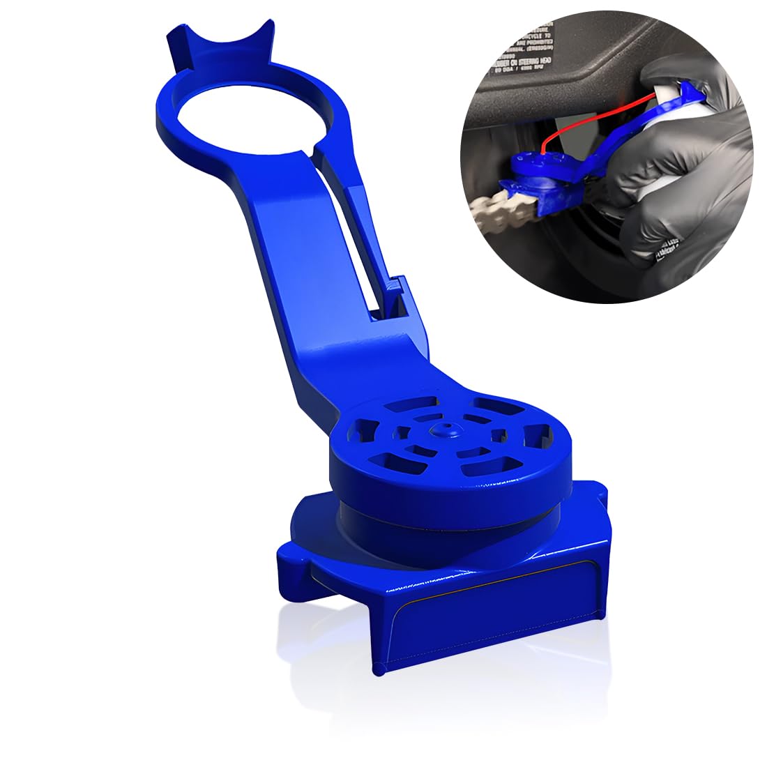 OBEROI'S TRADERS Motorcycle Chain Lube Dispenser Spray Attachment for Chains I Universal Chain Lubrication Tool for Bike Maintenance I Fits Any Chain Lube Can I Nozzle Sprayer Dispenser