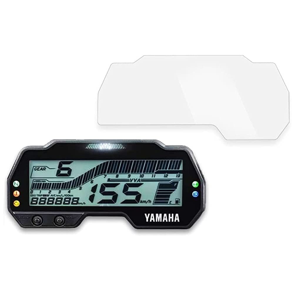 OBEROI'S TRADERS Speedo Meter Display Screen Tempered Guard Anti Scratch Protector Compatible for Yamaha R15 V3 and MT15