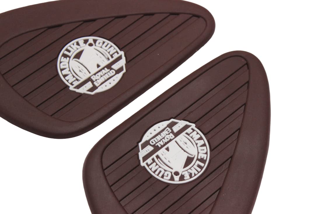 MIKANIX Anti Slip Silicone Tank Pad/Thai Pad Waterproof Sticker for Royal Enfield All Bikes