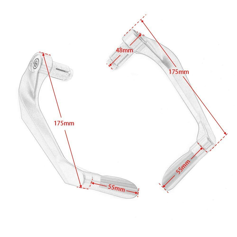 OBEROI'S TRADERS Universal Bike Motorcycle Handlebar Brake CNC Clutch Lever Protector Guard