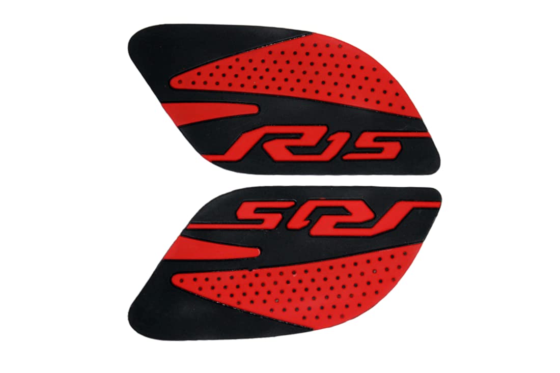 MIKANIX Anti Slip Silicone Tank Pad/Thai Pad Waterproof Sticker for Yamaha R15 All Models Bike