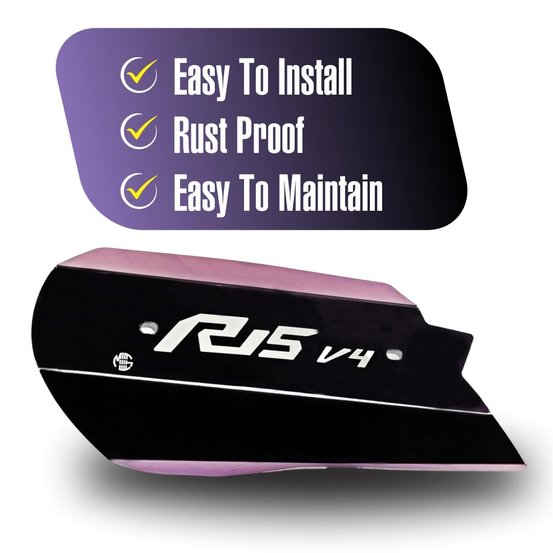 MIKANIX Premium Yamaha R15 V4 Exhaust Cover Silencer Protector