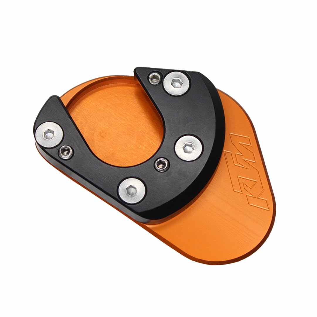 OBEROI'S TRADERS Premium CNC Side Stand Extender/Stand Pad/Holder Compatible with KTM Duke and KTM RC All Models