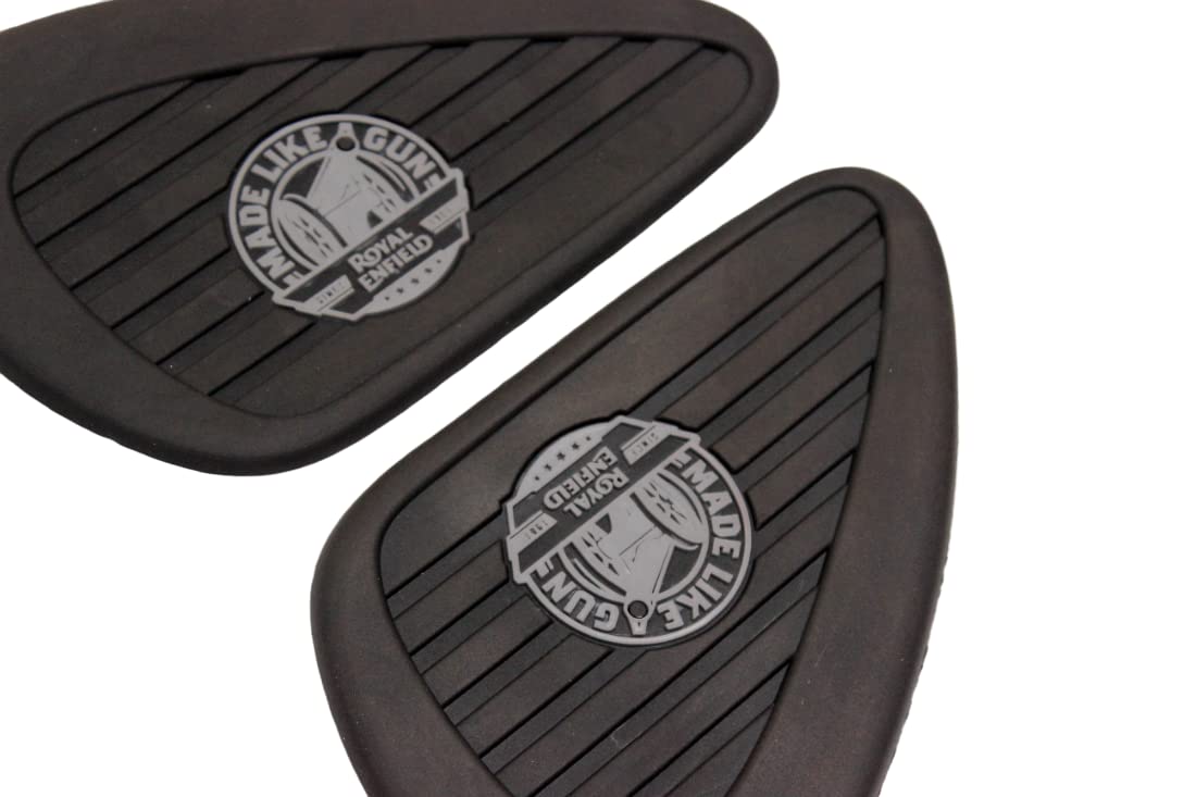 MIKANIX Anti Slip Silicone Tank Pad/Thai Pad Waterproof Sticker for Royal Enfield All Bikes