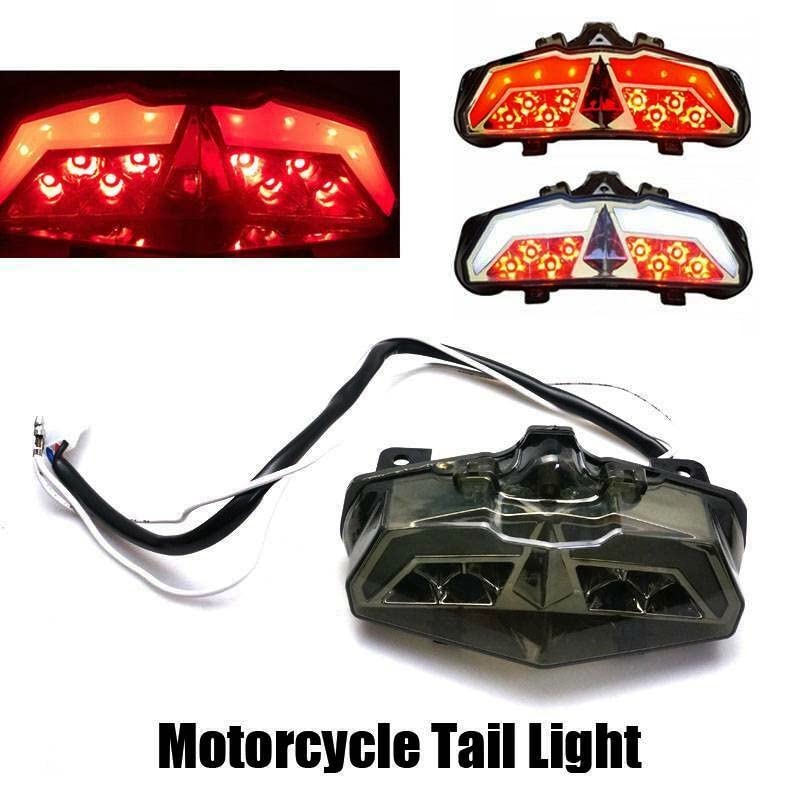 MIKANIX Integrated Dual Mode Blinker Tail / Brake / Back LED Light for Yamaha MT 15 Bikes