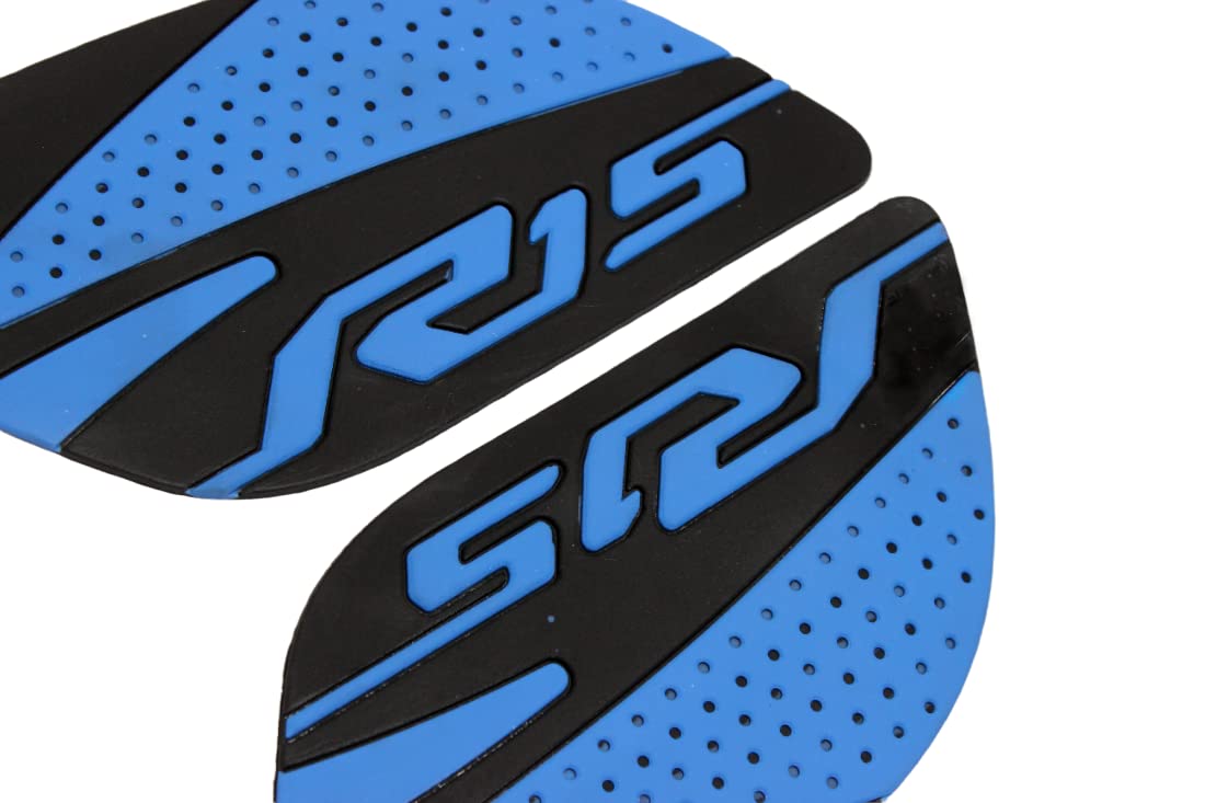 MIKANIX Anti Slip Silicone Tank Pad/Thai Pad Waterproof Sticker for Yamaha R15 All Models Bike