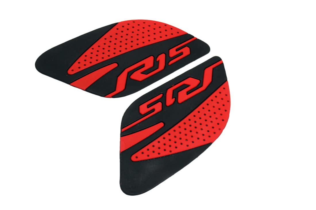 MIKANIX Anti Slip Silicone Tank Pad/Thai Pad Waterproof Sticker for Yamaha R15 All Models Bike