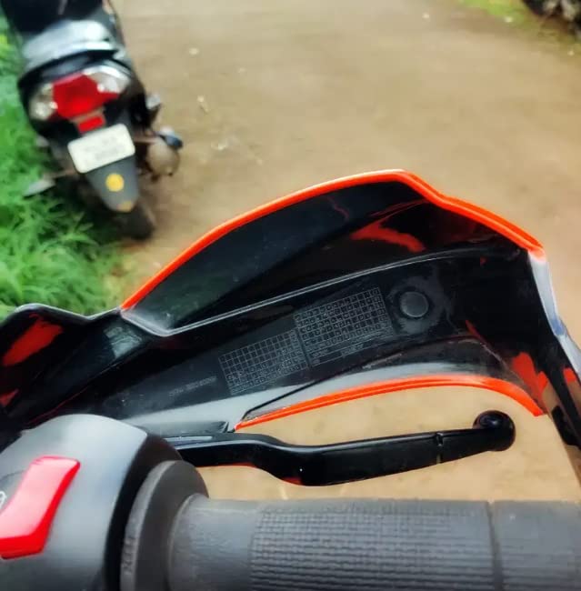 MIKANIX Universal Hand Guard Brake / Clutch Lever Guard Protector / Wind Deflector for All Bikes