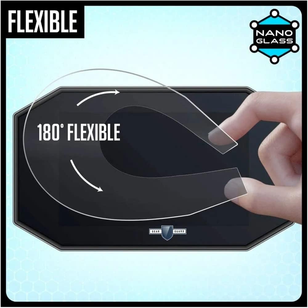 MIKANIX iQUBE EV Scooter Speedo Meter Display Screen Guard Tempered Anti Scratch Protector Compatible For TVS iQUBE S