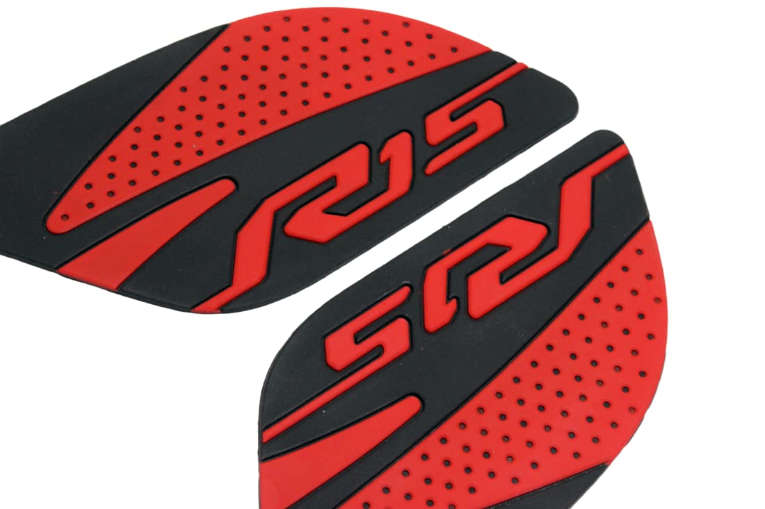 MIKANIX Anti Slip Silicone Tank Pad/Thai Pad Waterproof Sticker for Yamaha R15 All Models Bike
