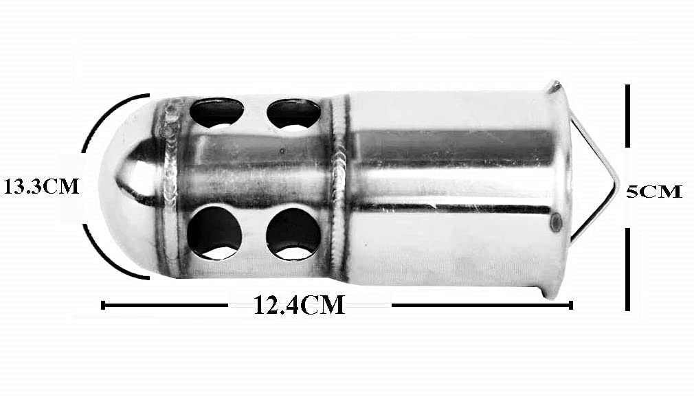 OBEROI'S TRADERS Premium Motorcycle Universal Racing Big Exhaust DB Killer Silencer Muffler