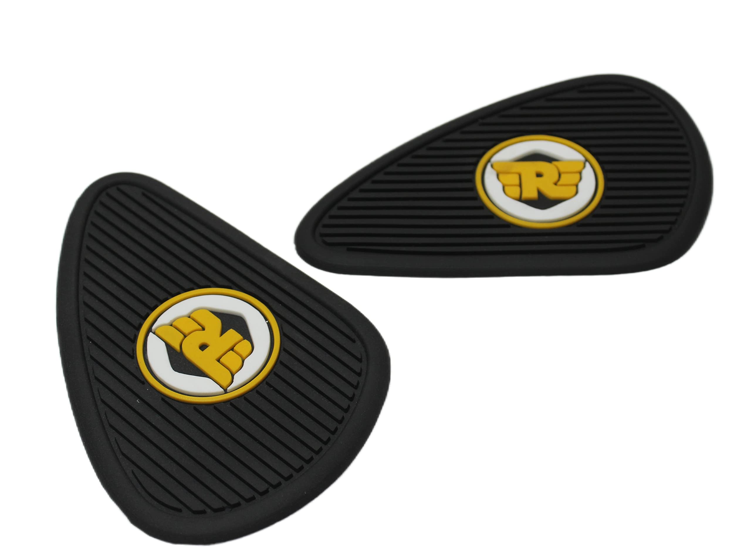 MIKANIX Universal Bullet Bike Anti Slip Silicone Tank Pad/Thai Pad Waterproof Sticker for Royal Enfield All Models