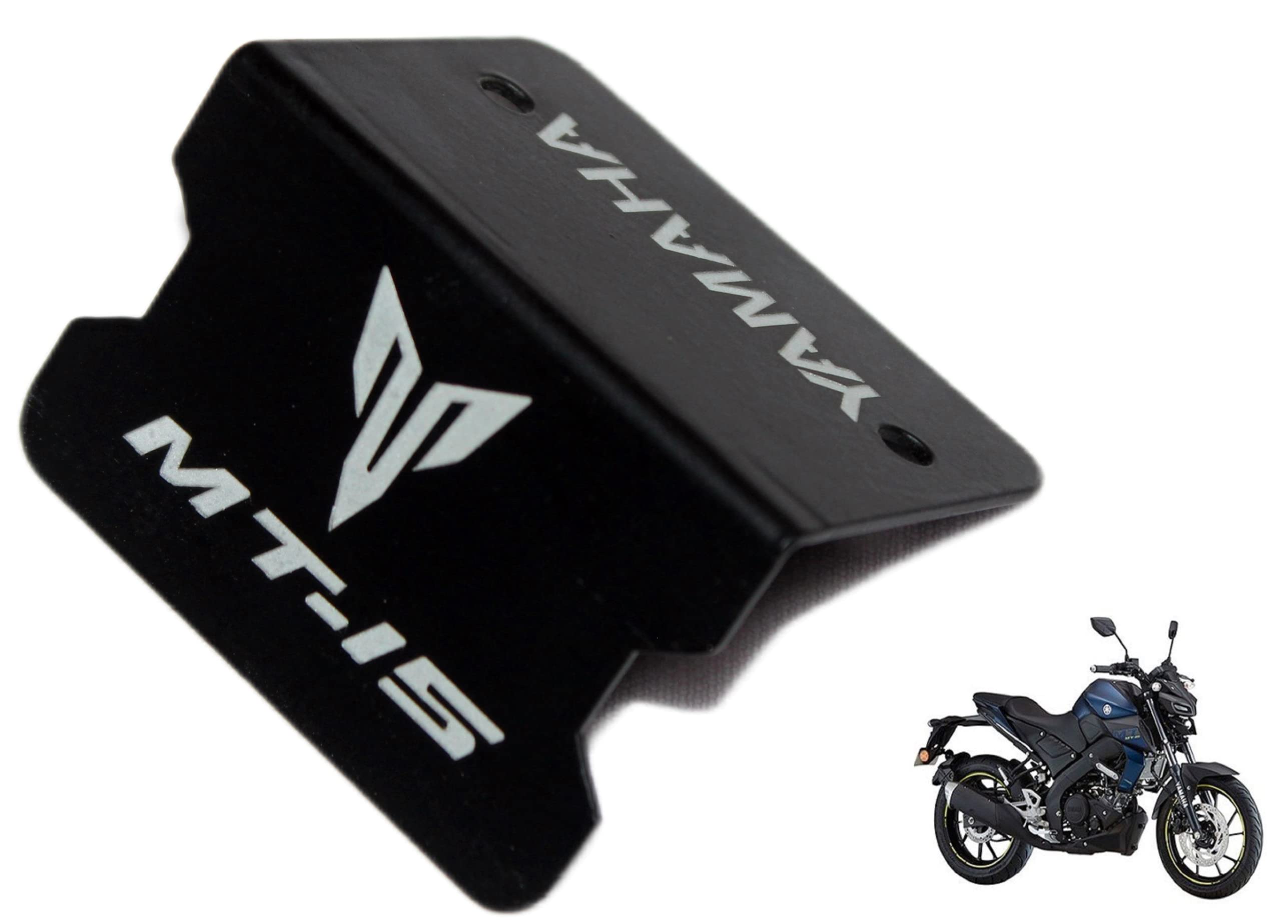 OBEROI'S TRADERS MT 15 Stainless Steel Bike Front Disc Brake Fluid Reservoir Oil Cap Guard Protector Cover