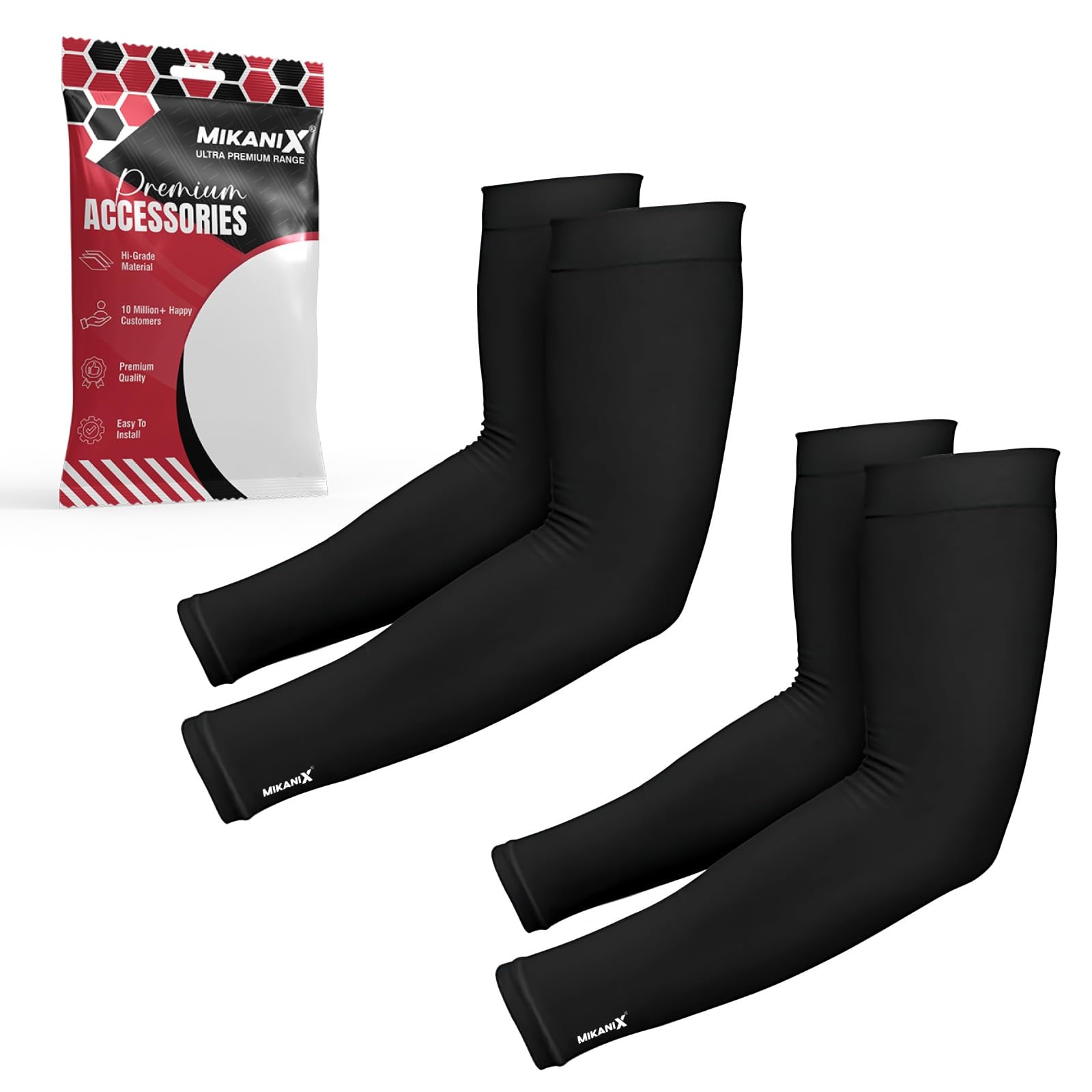 OBEROI'S TRADERS Ultra Premium Arm Sleeves for Men & Women UV Protection Hand Sleeves For Sun Protection