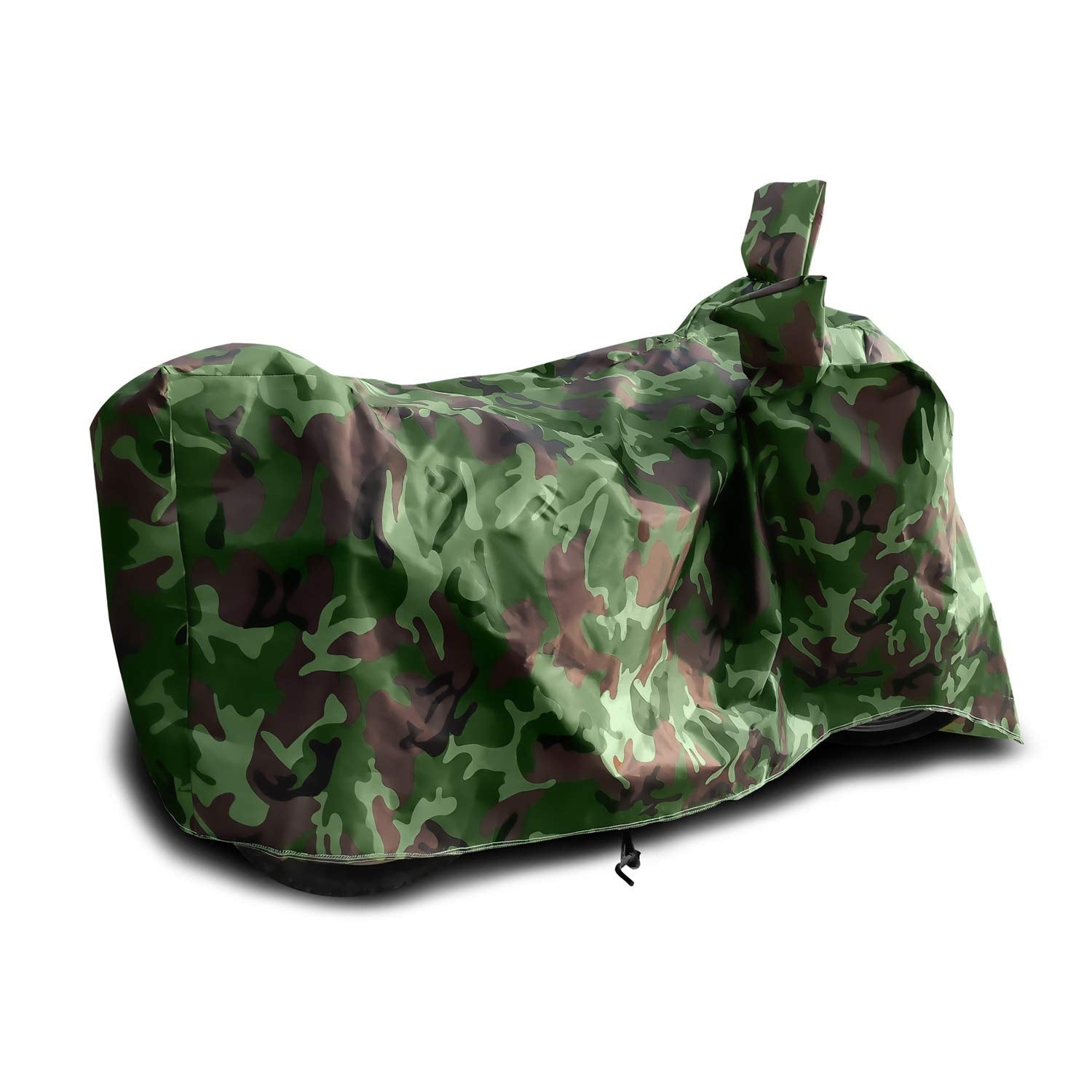 MIKANIX Waterproof & Dust Proof Two Wheeler Bike Body Cover with Mirror Pockets and Carry Bag Universal for All Bikes