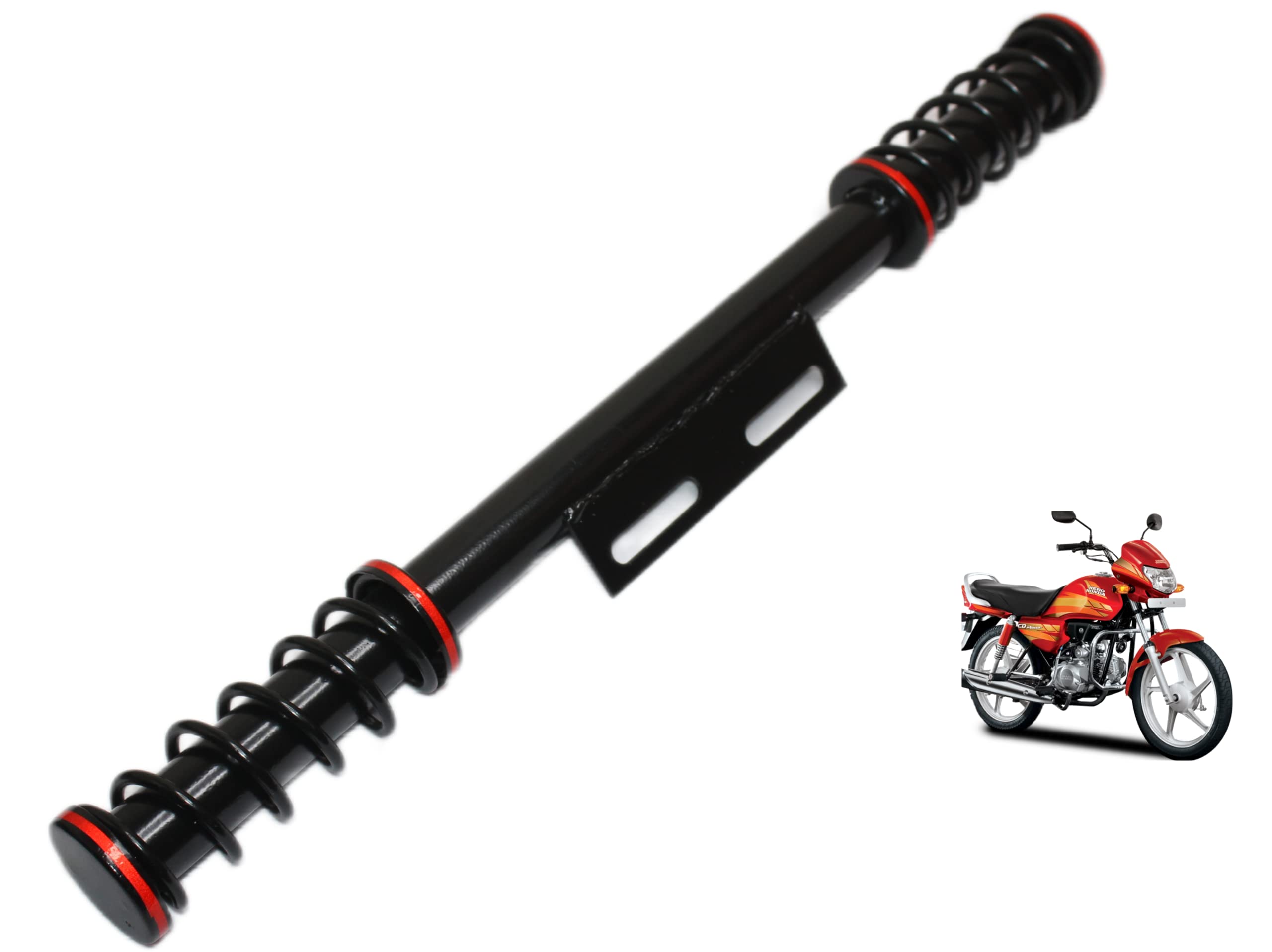 MIKANIX Spring Leg Guard/Bike Crash Guard Single Rod for Heavy Duty