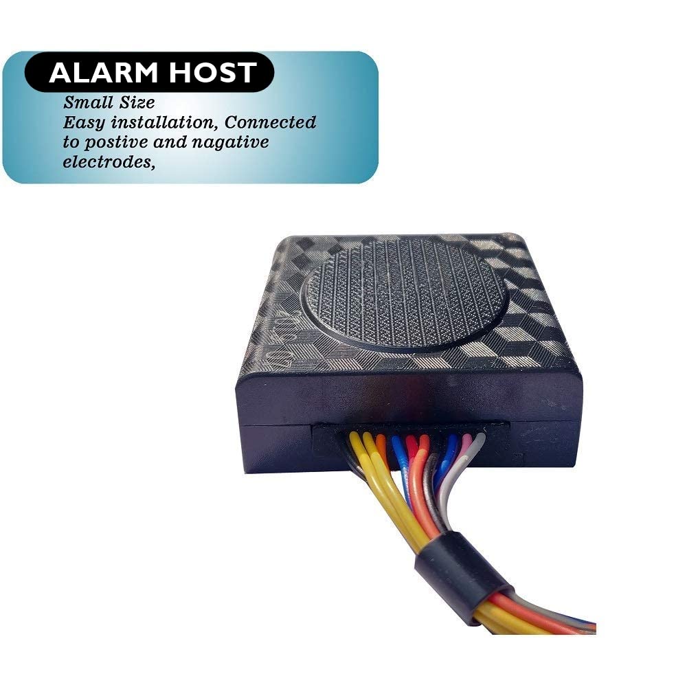 OBEROI'S TRADERS Remote Button Key Anti-Theft Security System Bike/Scooty Alarm with Dual Remote Control Engine Start