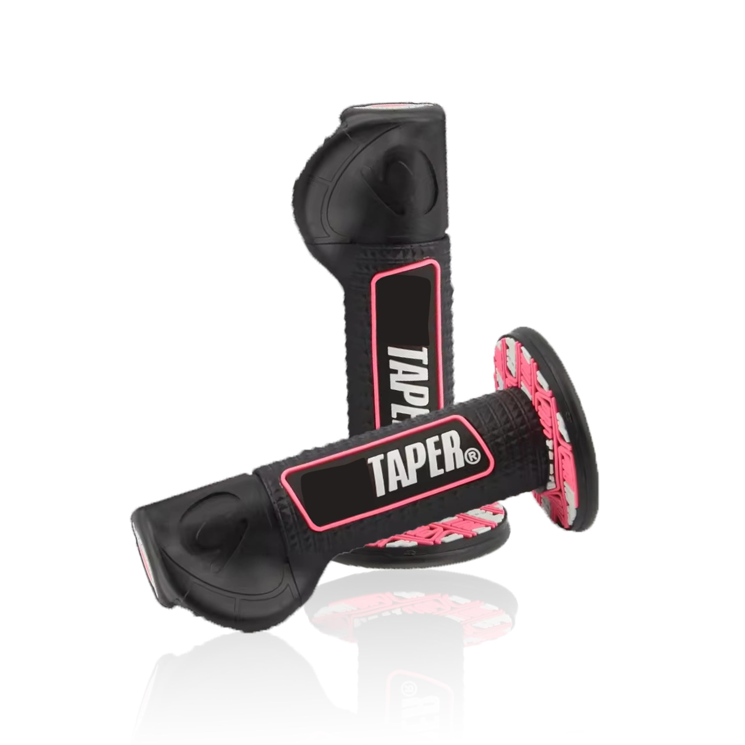 OBEROI'S TRADERS Universal Bike Handlebar Grip Cover with Palm Rest | Non-Slip Rubber Accelerator Grip for Motorcycles, Scooters, Scooty | Dotted Design for Better Control & Comfort