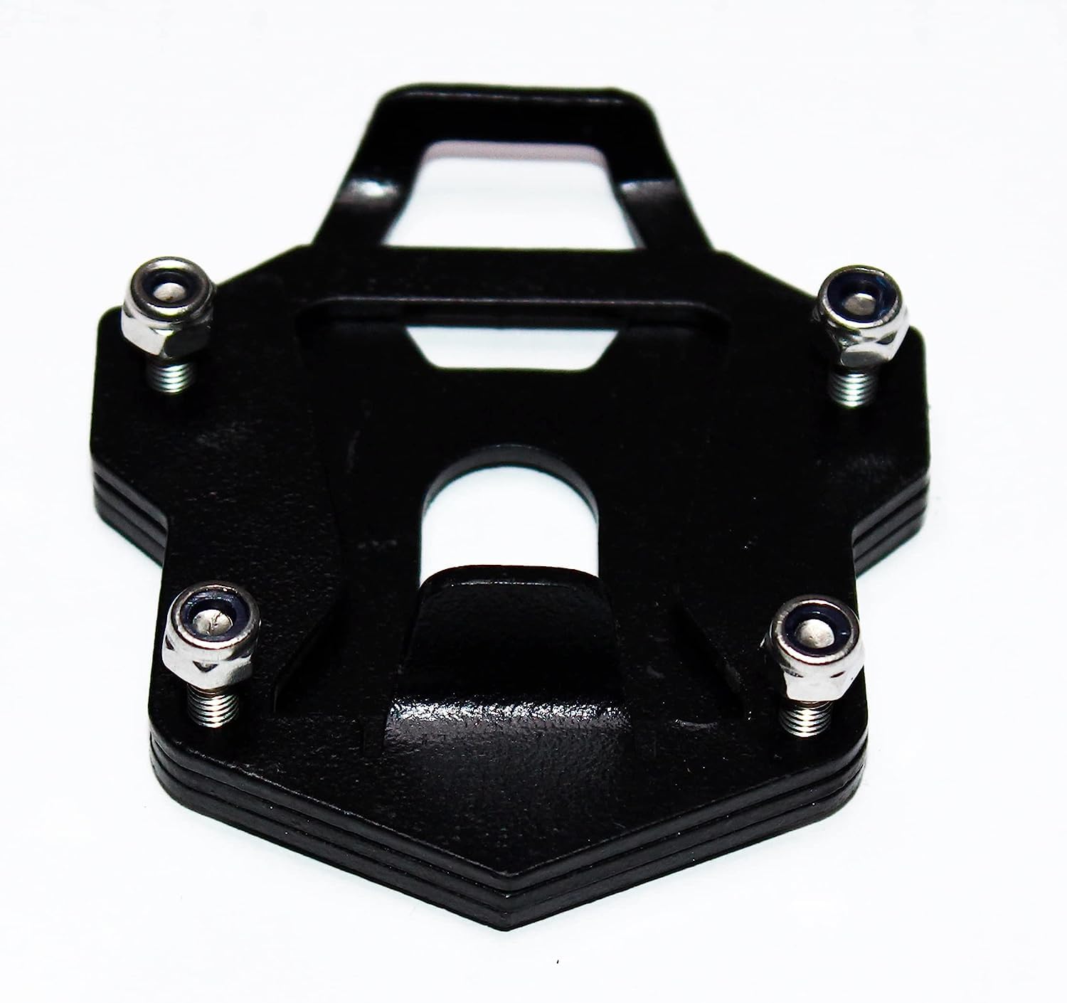 Mikanix Premium Stainless Steel Side Stand Extender Base Compatible with Royal Enfield Himalayan (Black)