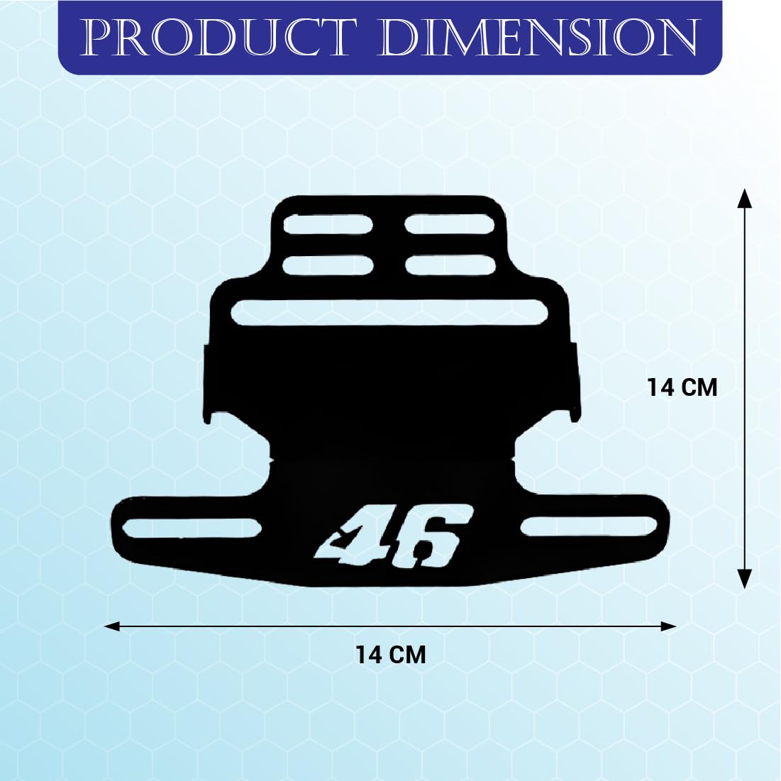 MIKANIX Universal Motorcycle Tail Tidy, Number Plate Holder, Fender Eliminator Kit with Lightweight Bracket