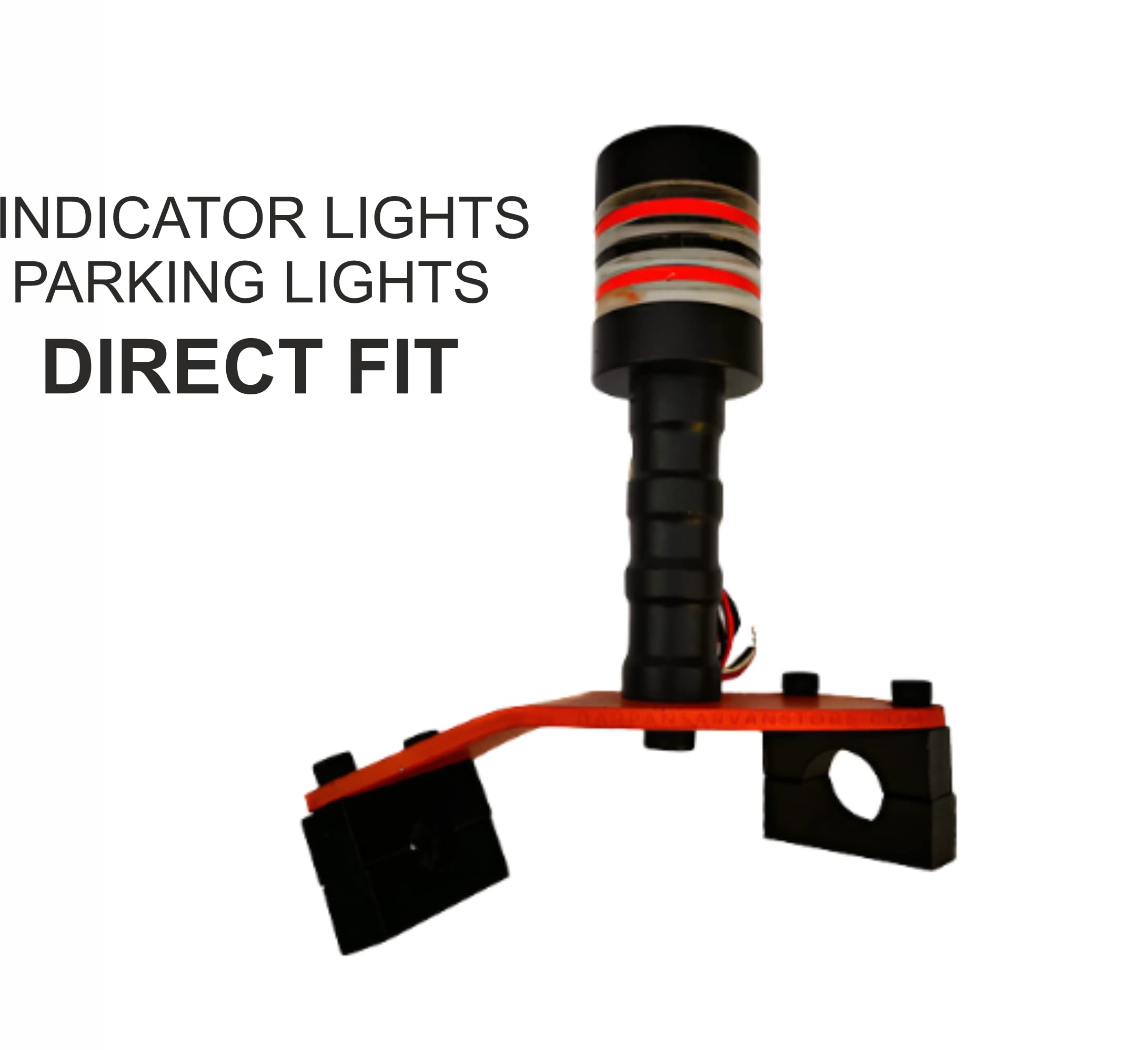 OBEROI'S TRADERS LED DRL lights Indicator Parking Frame Sliders/Ball Crash Protector Guard Compatible with KTM Duke and RC all Models