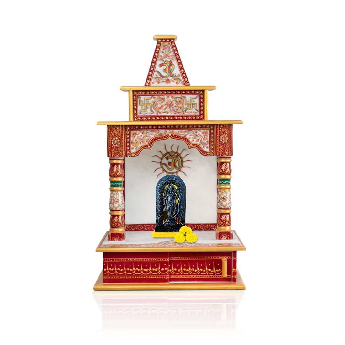 OBEROI'S TRADERS Ayodhya Ram Mandir Ram Lalla Idol | Statue | Murti for Car Dashboard | Home Temple | Pooja Mandir | Home Decor and Office Decorative Accessories