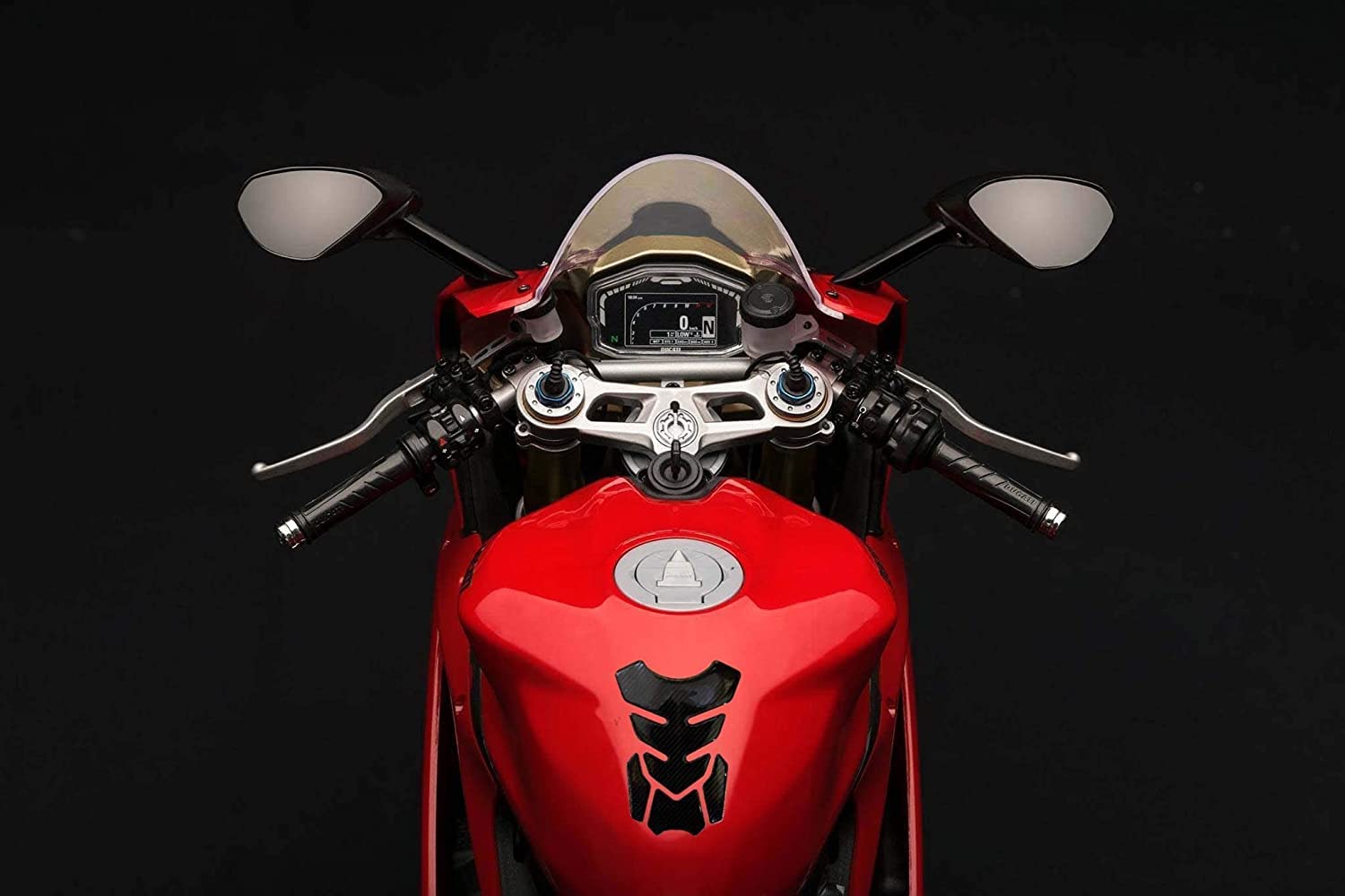 MIKANIX Universal Waterproof Bike Tank Pad Protector Vinyl/Epoxy Sticker Scratch Guard Protector for All Motorcycles