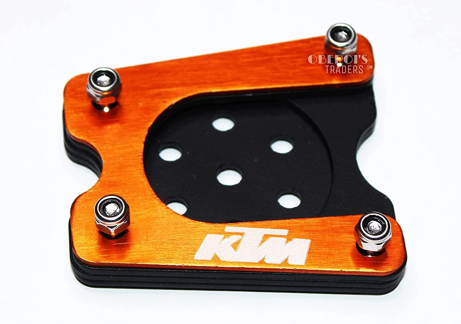 OBEROI'S TRADERS Premium Side Stand Extender Base Compatible with/for KTM Duke,KTM RC All Models