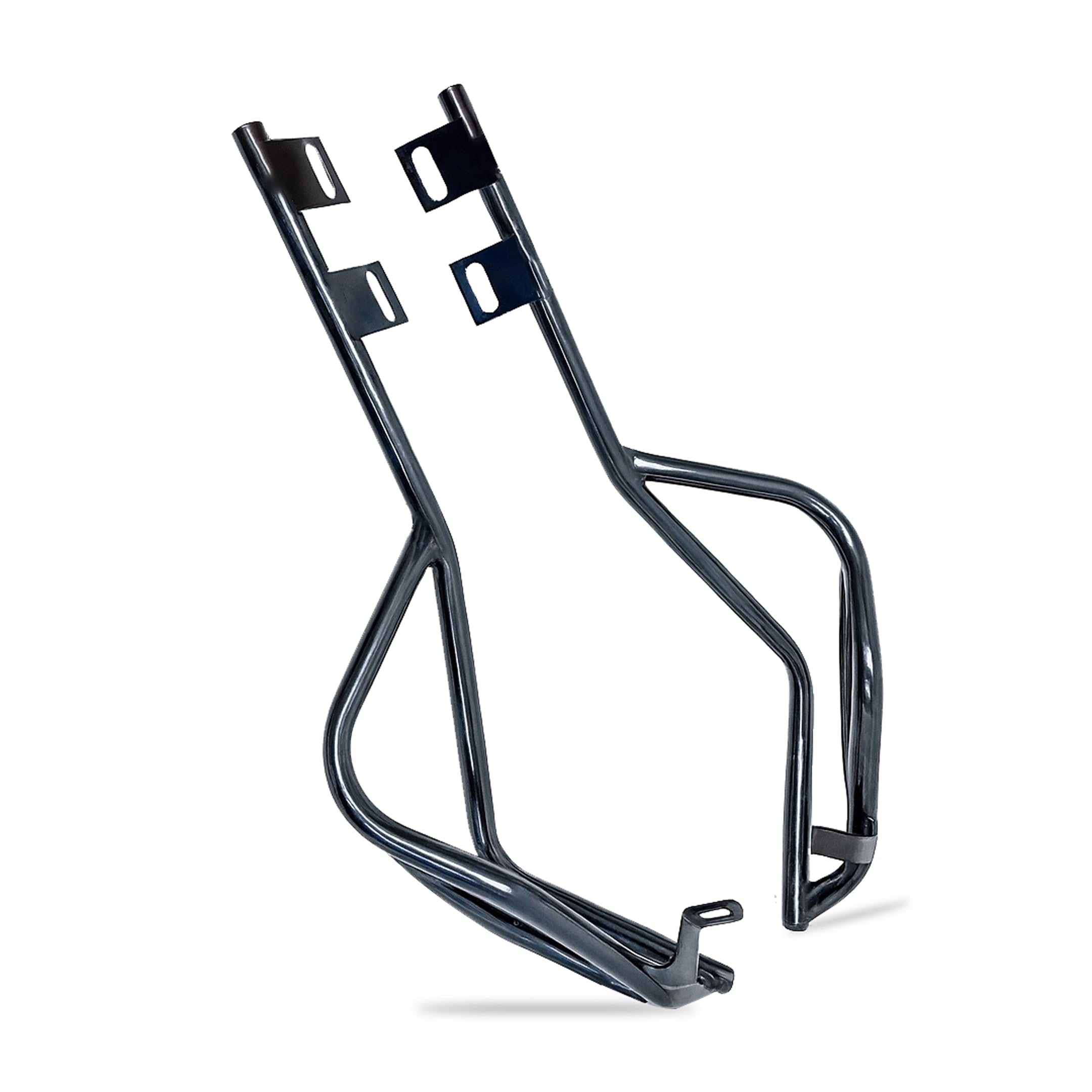 MIKANIX Tail Protector Grab Rail with Top Rack | Heavy Quality Hand Grip Tail Side Guard | Bike Body Frame Grab Rail Tail Protector Guard for R15 Models