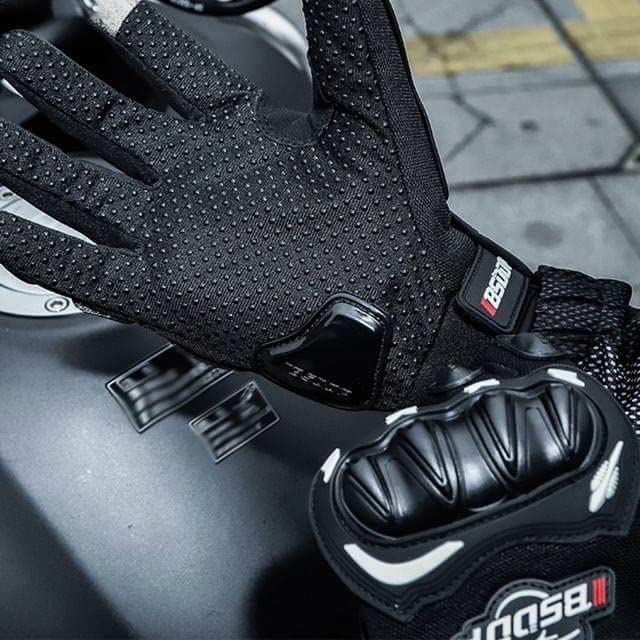 MIKANIX Full Finger Bike Riding Gloves with Touch Screen Sensitivity at Index Finger, Protective Off-Road Motorbike Racing & Cycling Gloves for Men and Women