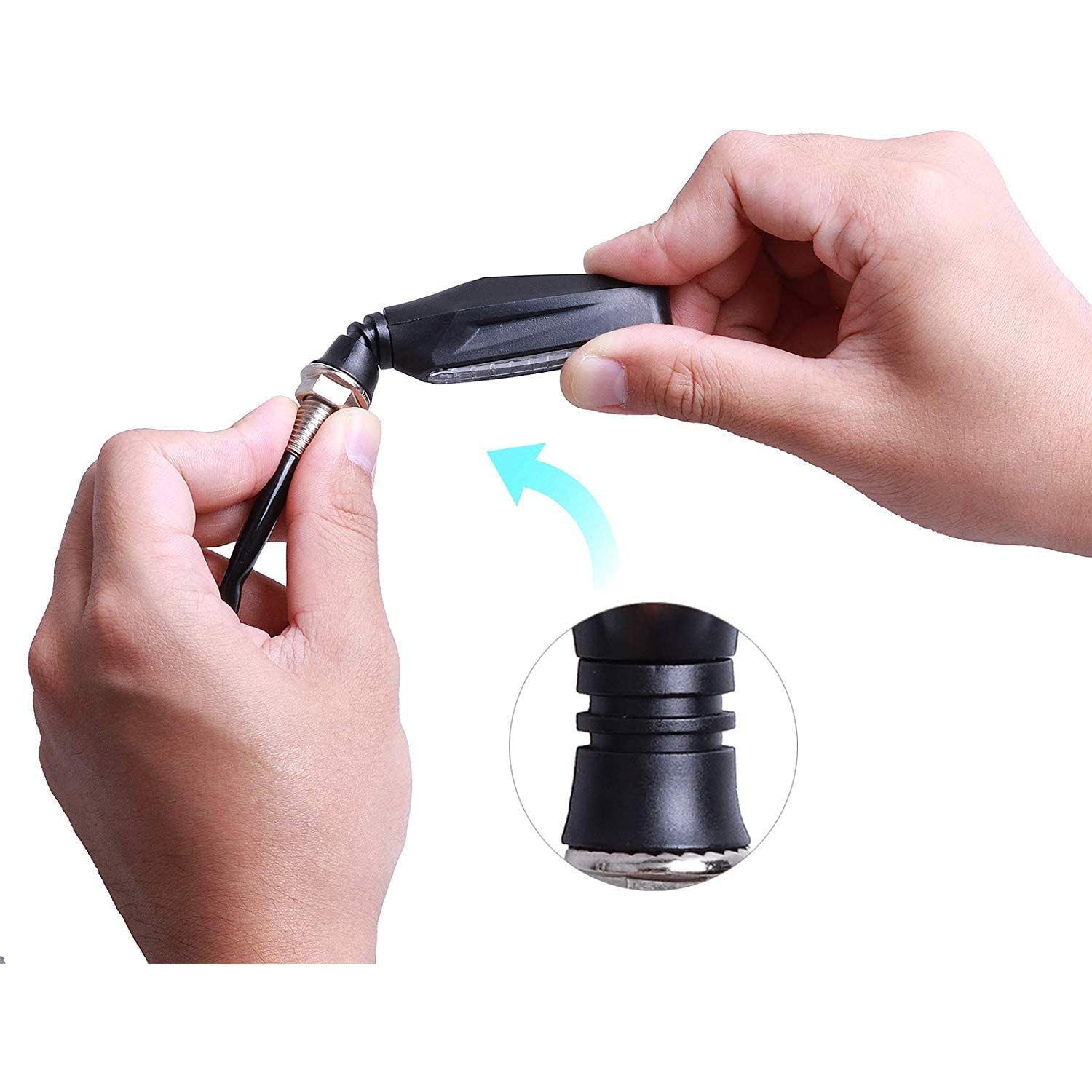 MIKANIX Duke 200/250/39nal Running DRL Indicators Lamp Light Bulb 0 Front, Rear 12 LED Turn Sig