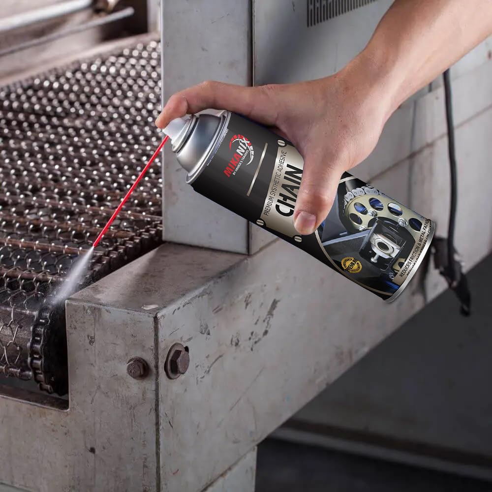 OBEROI'S TRADERS Bike Chain Lubricant and Chain Cleaner Spray With Cleaning Brush For Motorcycle and Bicycle