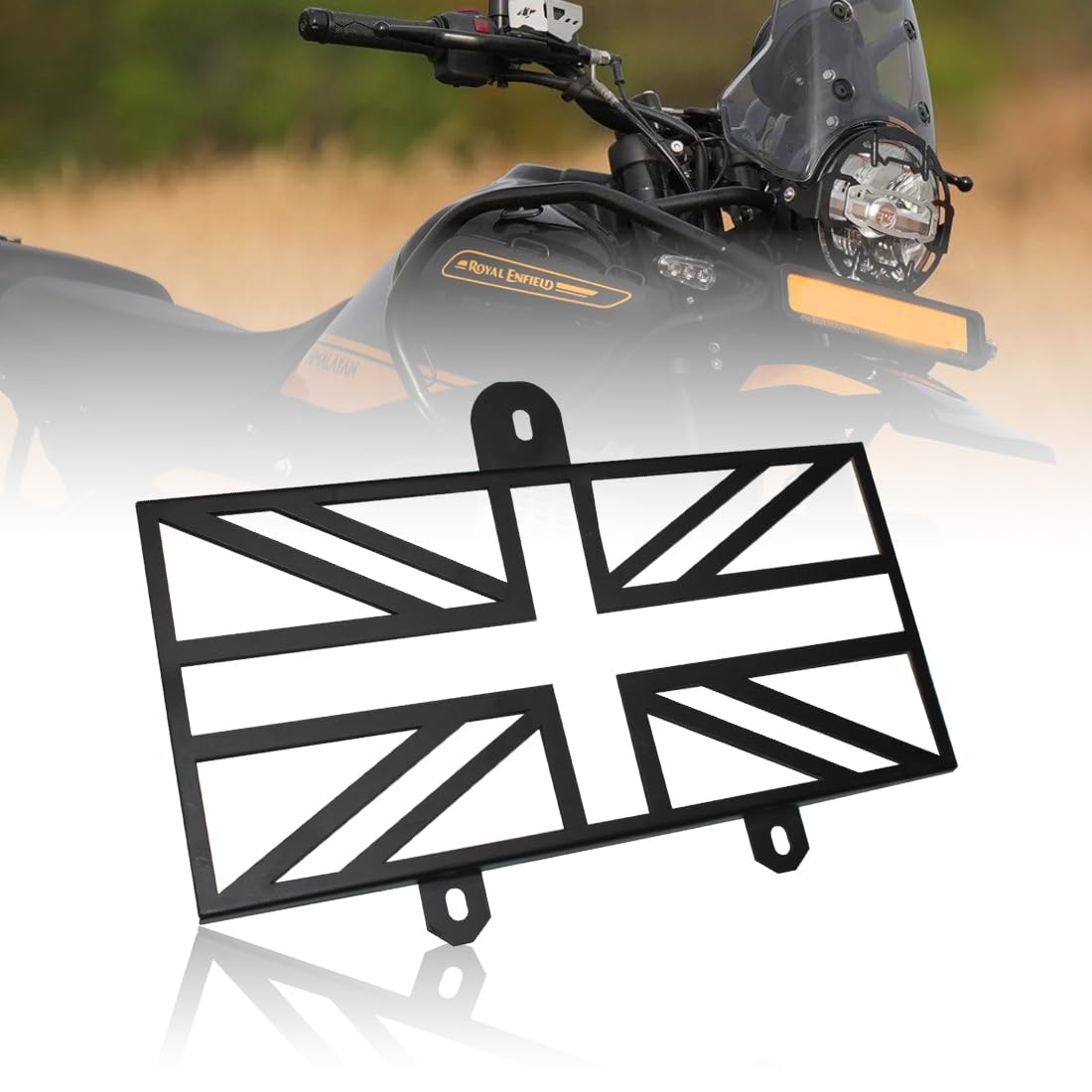 MIKANIX Stainless Steel Bike Radiator Guard Grill Protector Cover For Royal Enfield Himalayan 450
