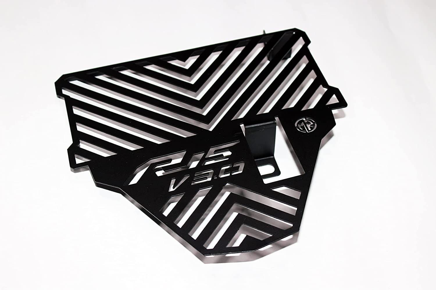 MIKANIX Motorcycle Black Radiator Guard Protector Grill/Fin Cover Compatible with Yamaha R15 V3