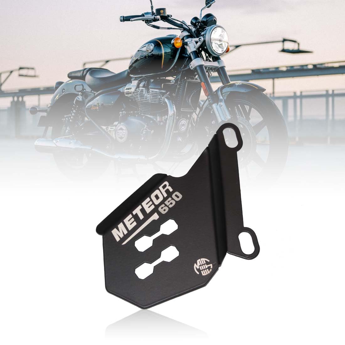 MIKANIX Bike Front Disc Brake Caliper Guard | Disc Protector for Royal Enfield Super Meteor 650