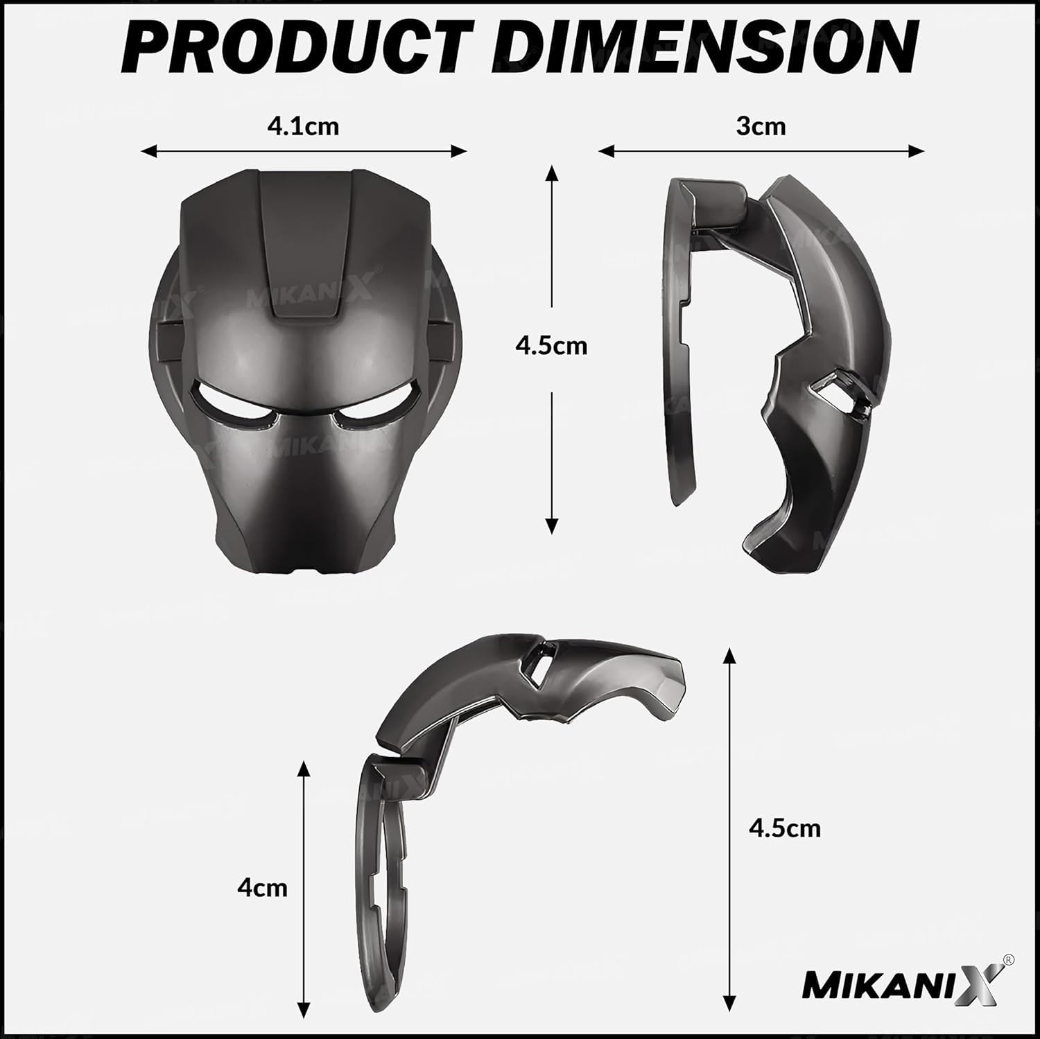 Car Engine Start Stop Button Iron Man Style Cover I ABS Material, Sticky Adhesive, Push Start Ignition Protective Cove, Decorative Auto Accessories Universal for All Cars