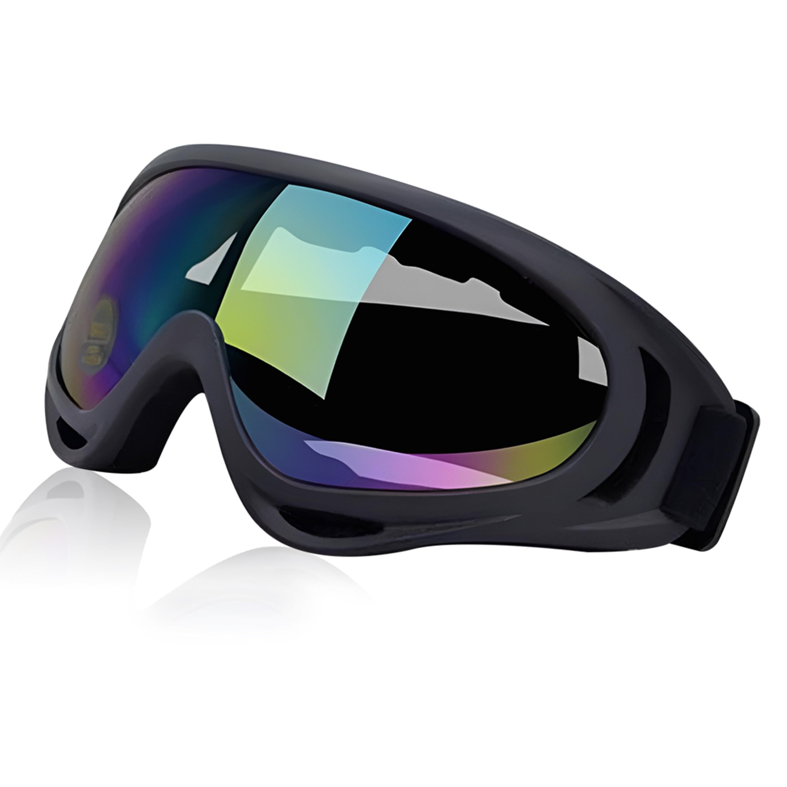 Motorcycle Helmet Goggles I Anti-UV, Windproof Eyewear for ATV, Bike & Outdoor Activities