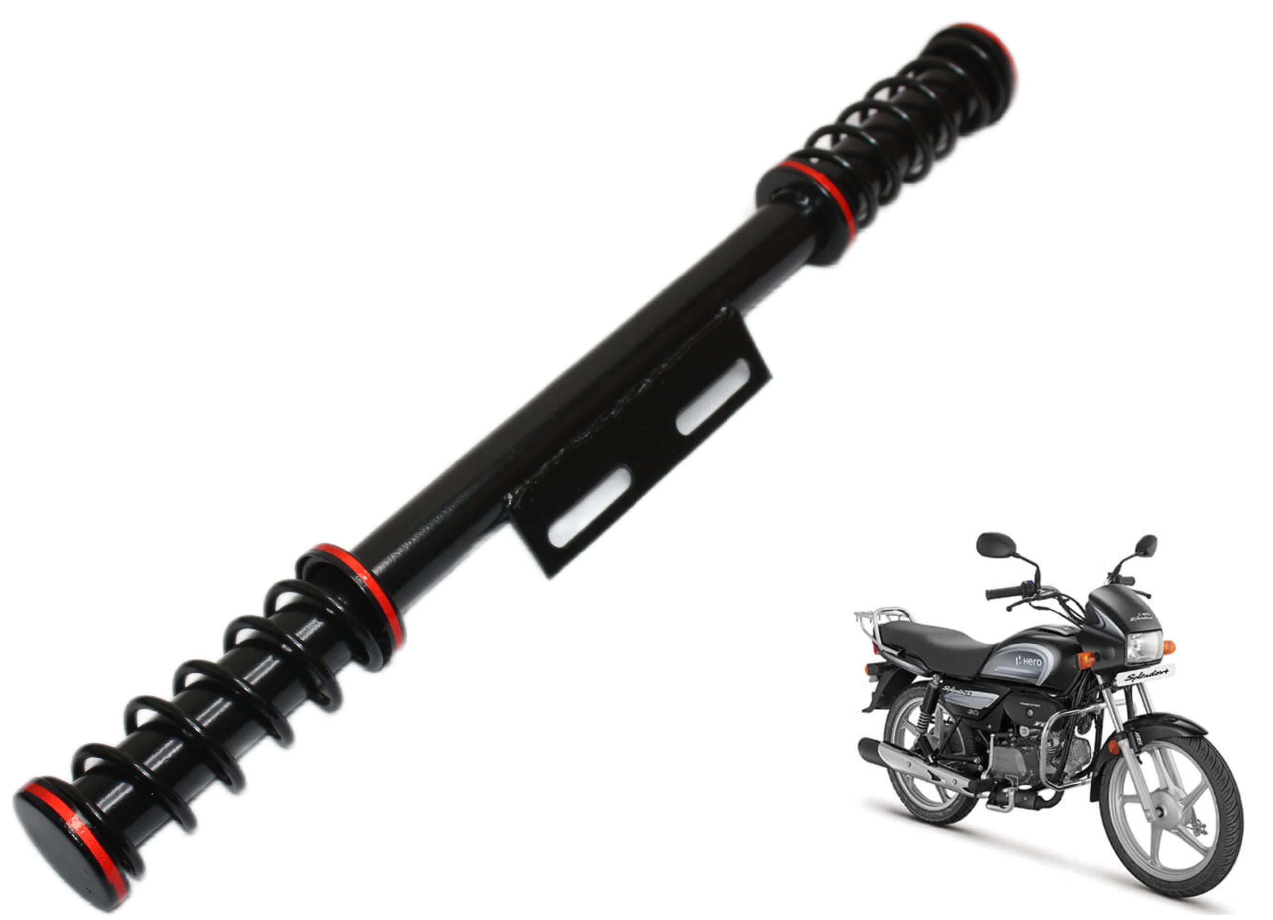 MIKANIX Spring Leg Guard/Bike Crash Guard Single Rod for Heavy Duty