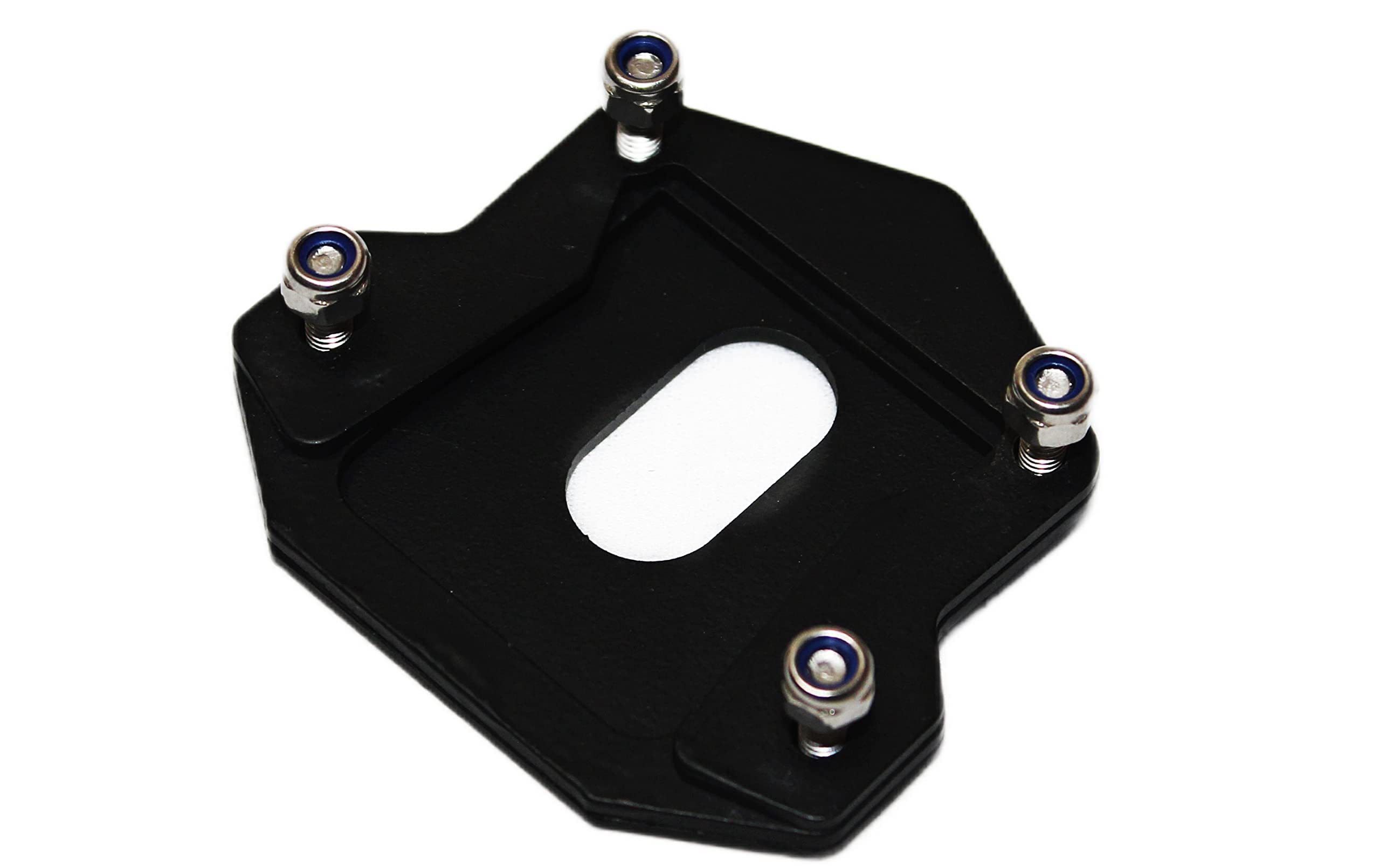 OBEROI'S TRADERS Stainless Steel Side Stand Extender/Stand Pad Compatible for Royal Enfield Hunter 350 Bike